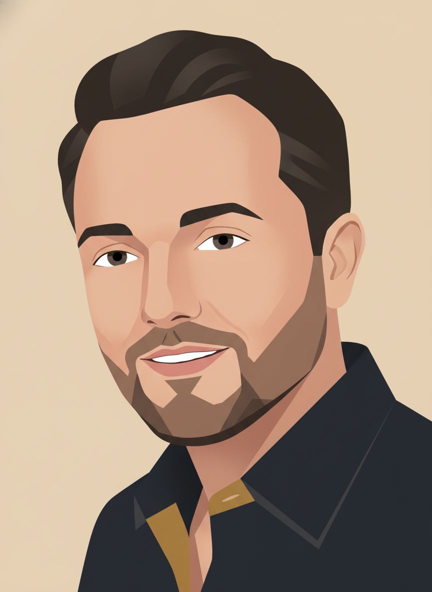 Portret minimalistyczny ze zdjęcia - prezent dla niego dla niej