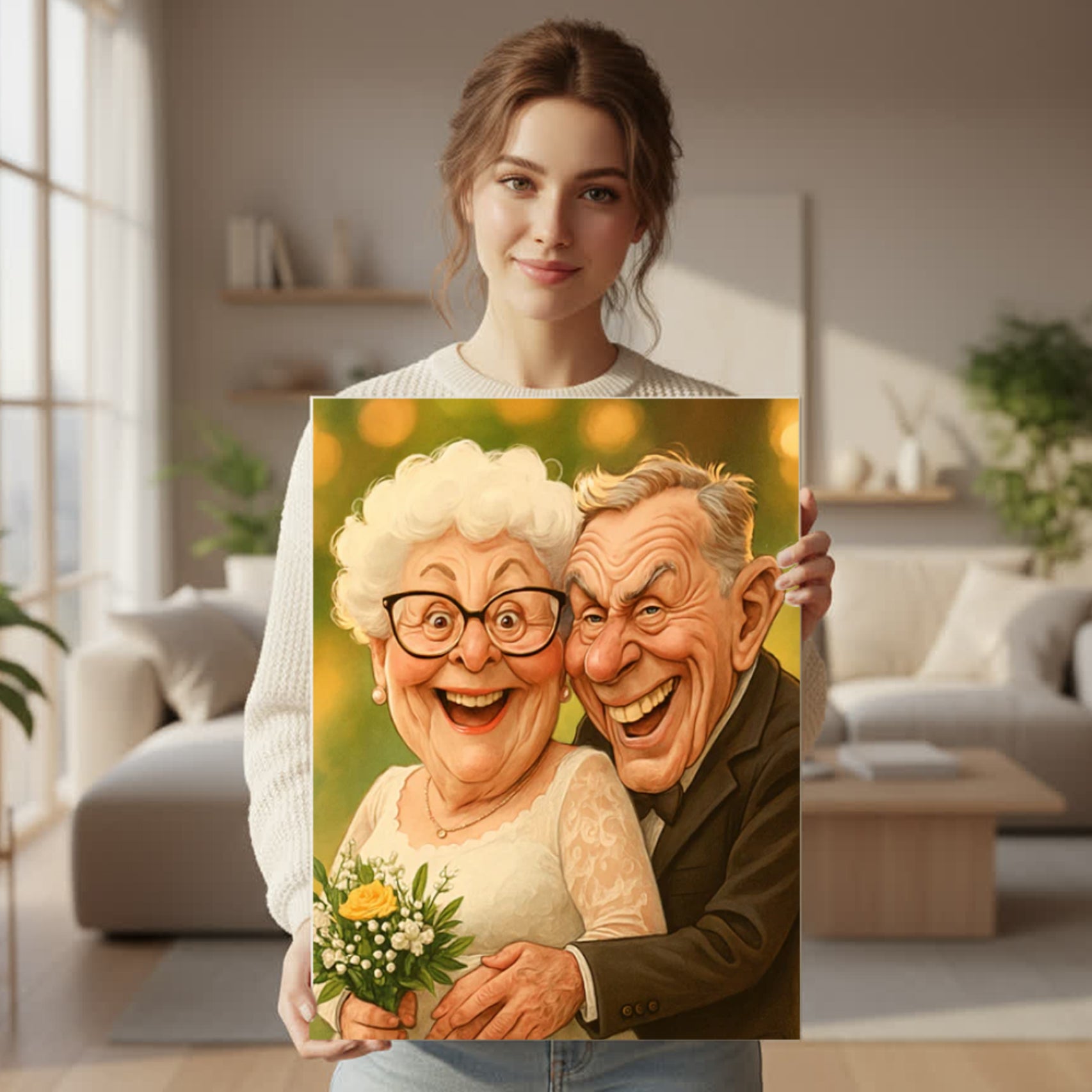 Obraz ze zdjęcia karykatura na zamówienie