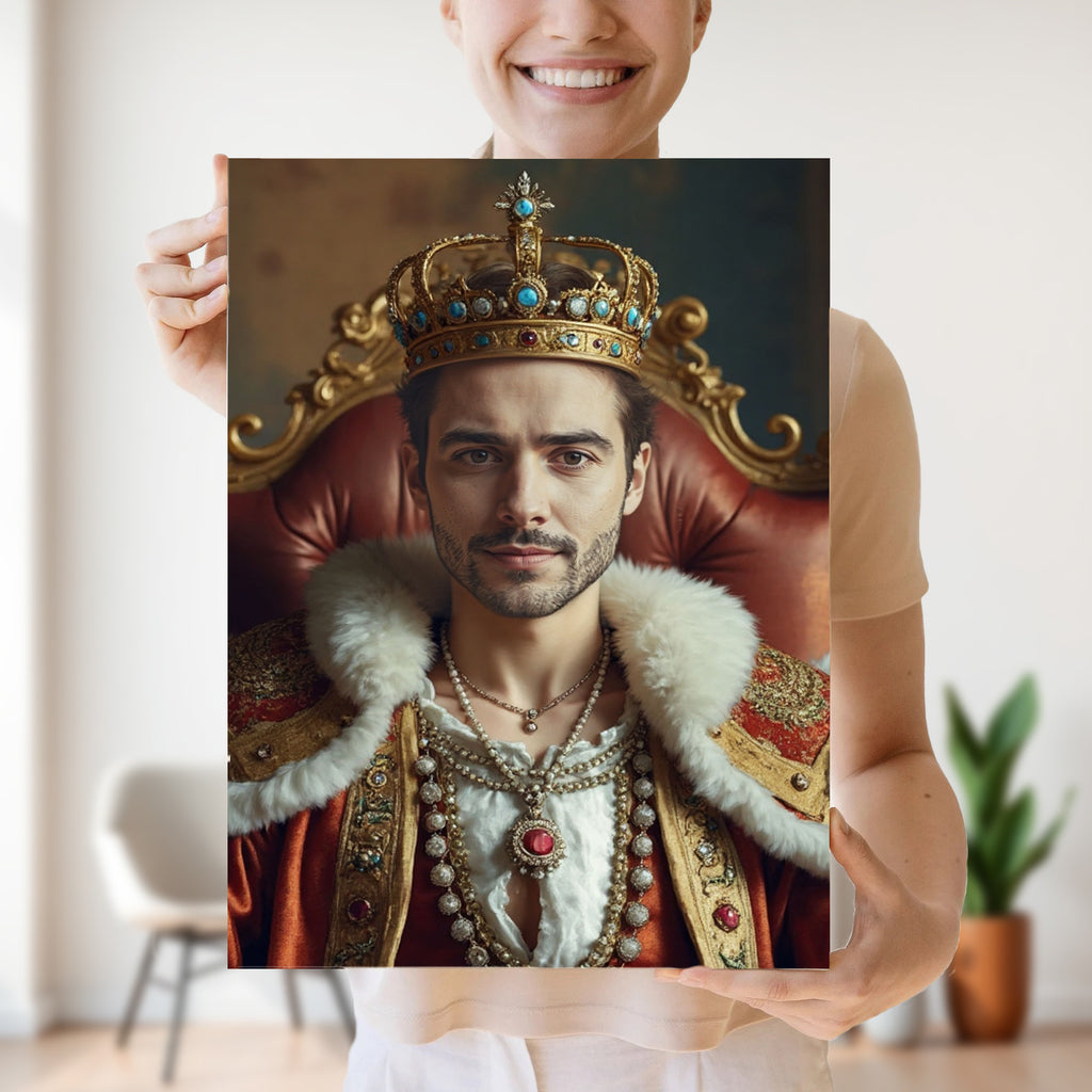 Król - personalizowany portret ze zdjecia