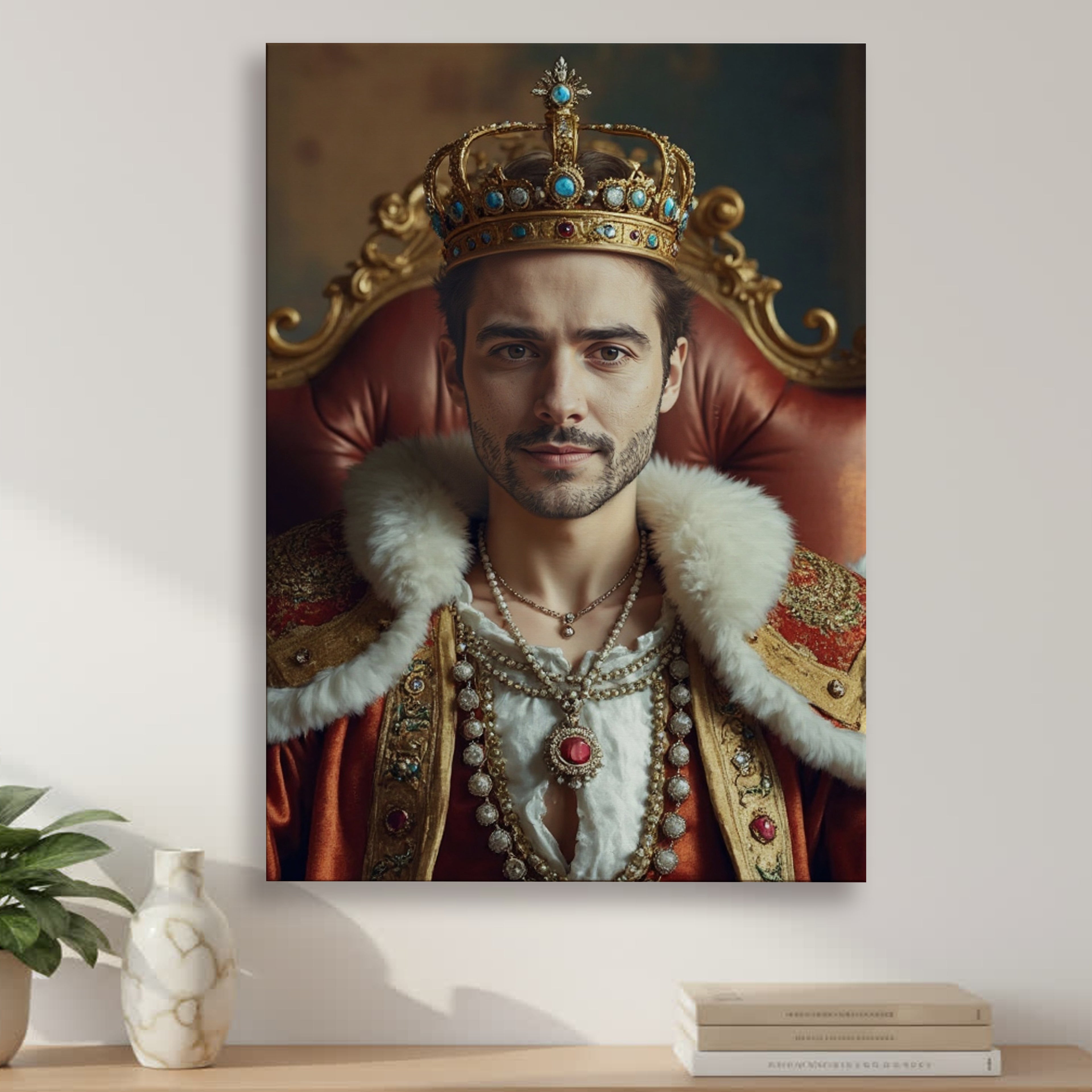 Król - personalizowany portret ze zdjecia