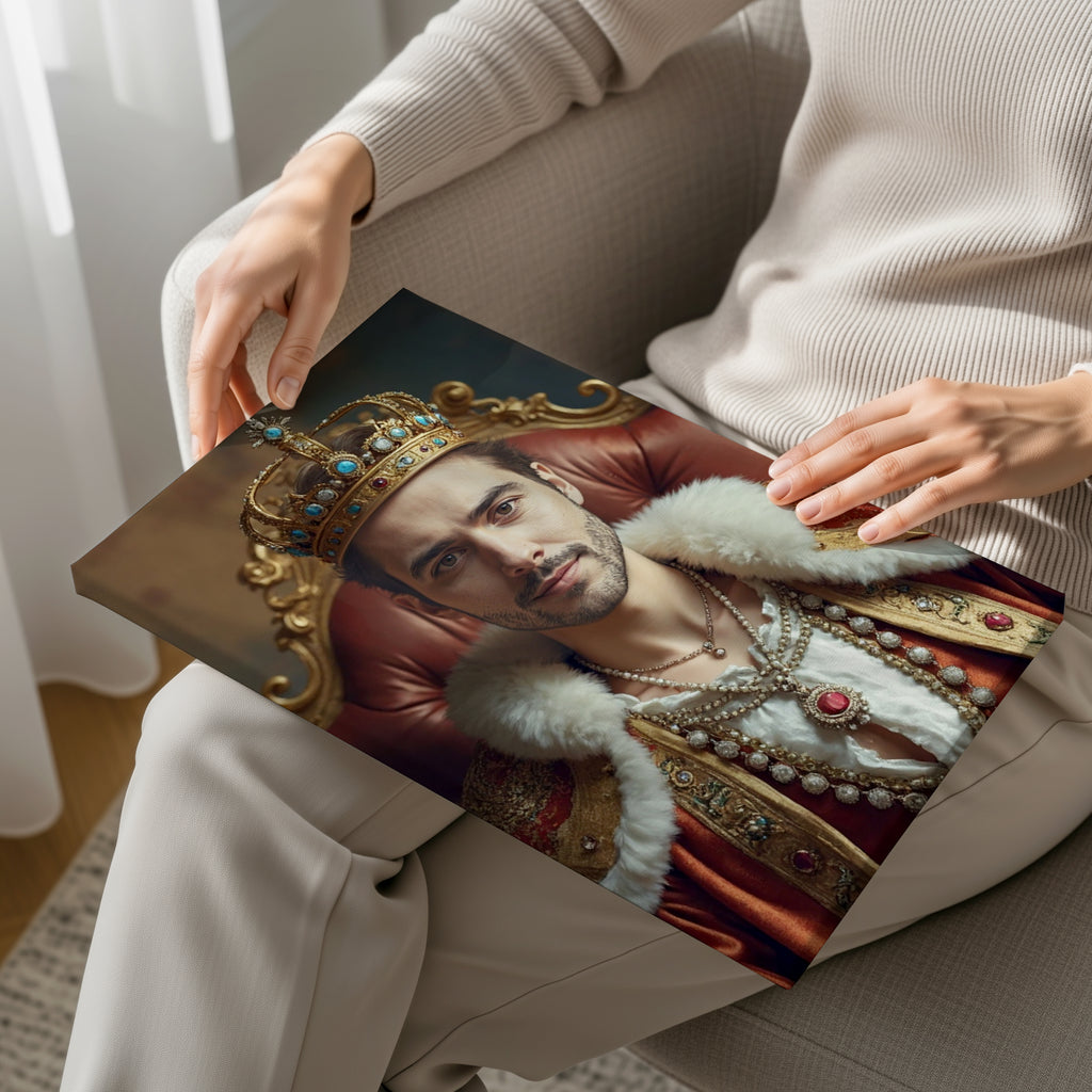 Król - personalizowany portret ze zdjecia