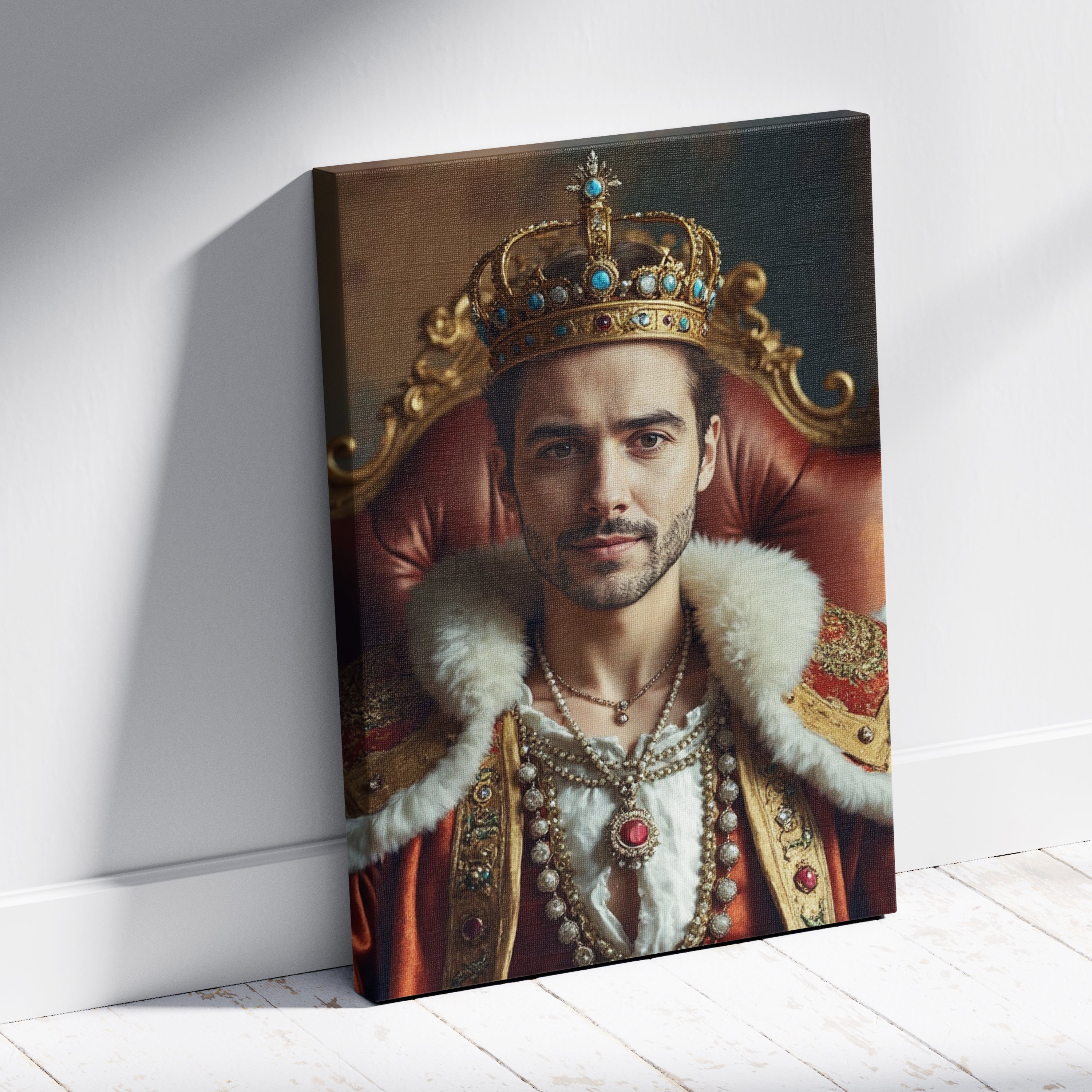 Król - personalizowany portret ze zdjecia