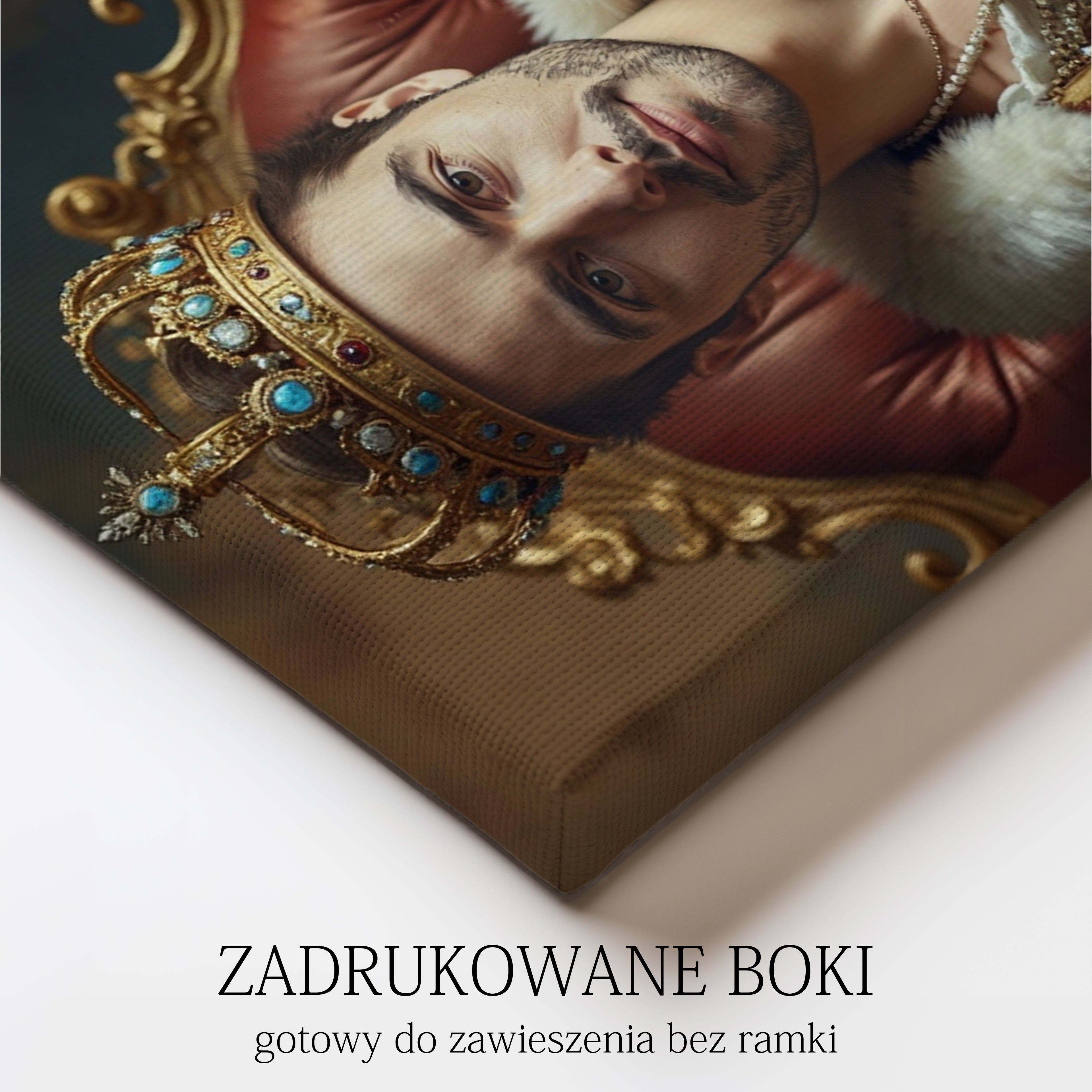 Król - personalizowany portret ze zdjecia