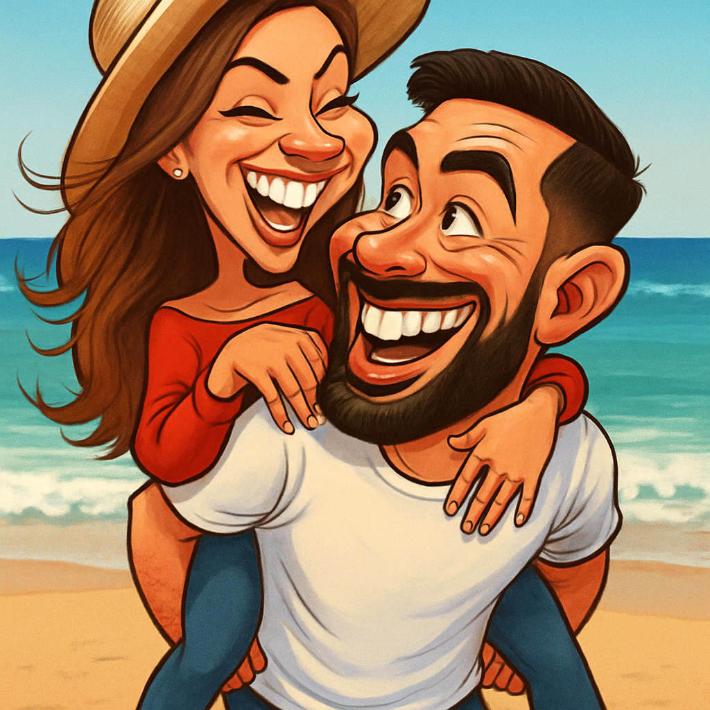 Karykatura ze zdjęcia - Prezent dla Niego dla Niej