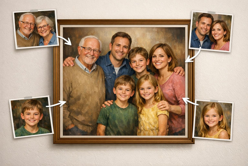 Dodaj Osobę do Zdjęcia - Naturalny Efekt. Obraz, plakat, wydruk.