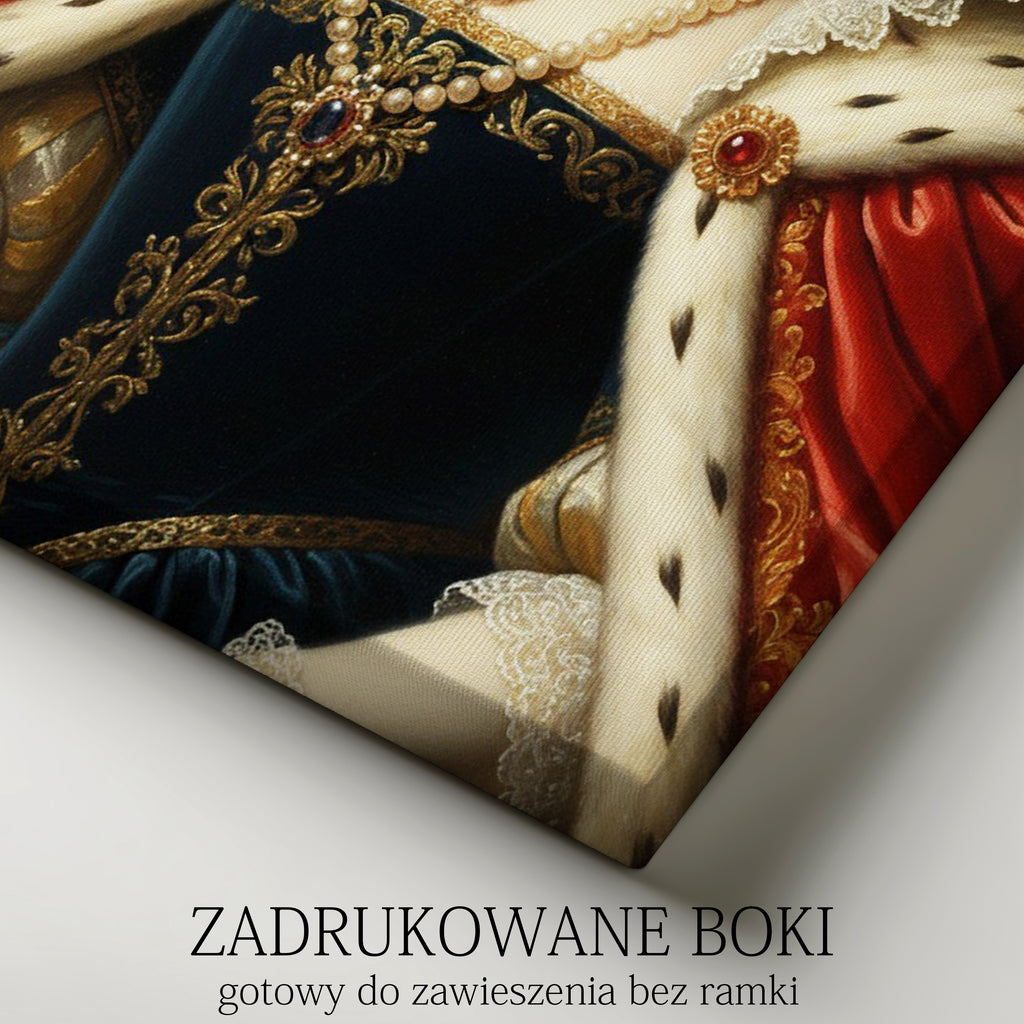 Królewski portret Twojego Kota - Wydruk