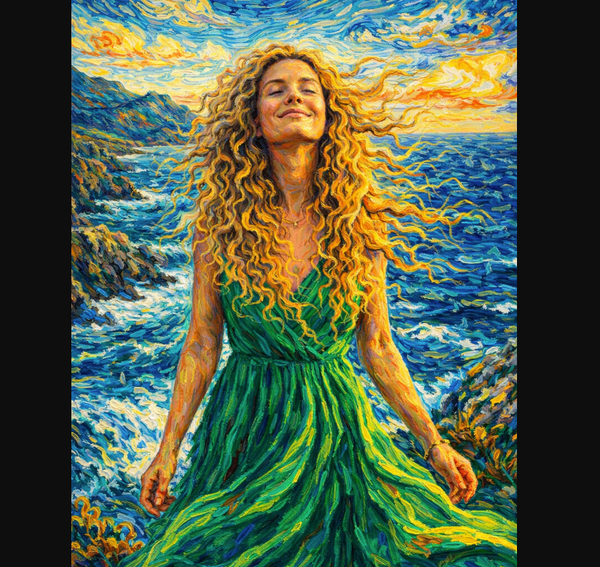 Obraz olejny - portret na płótnie z Twojego zdjęcia w stylu Van Gogh