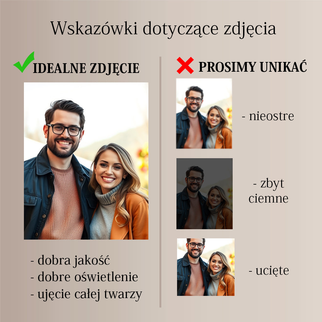 ten prezent zachwyca portret boss lady na szkle